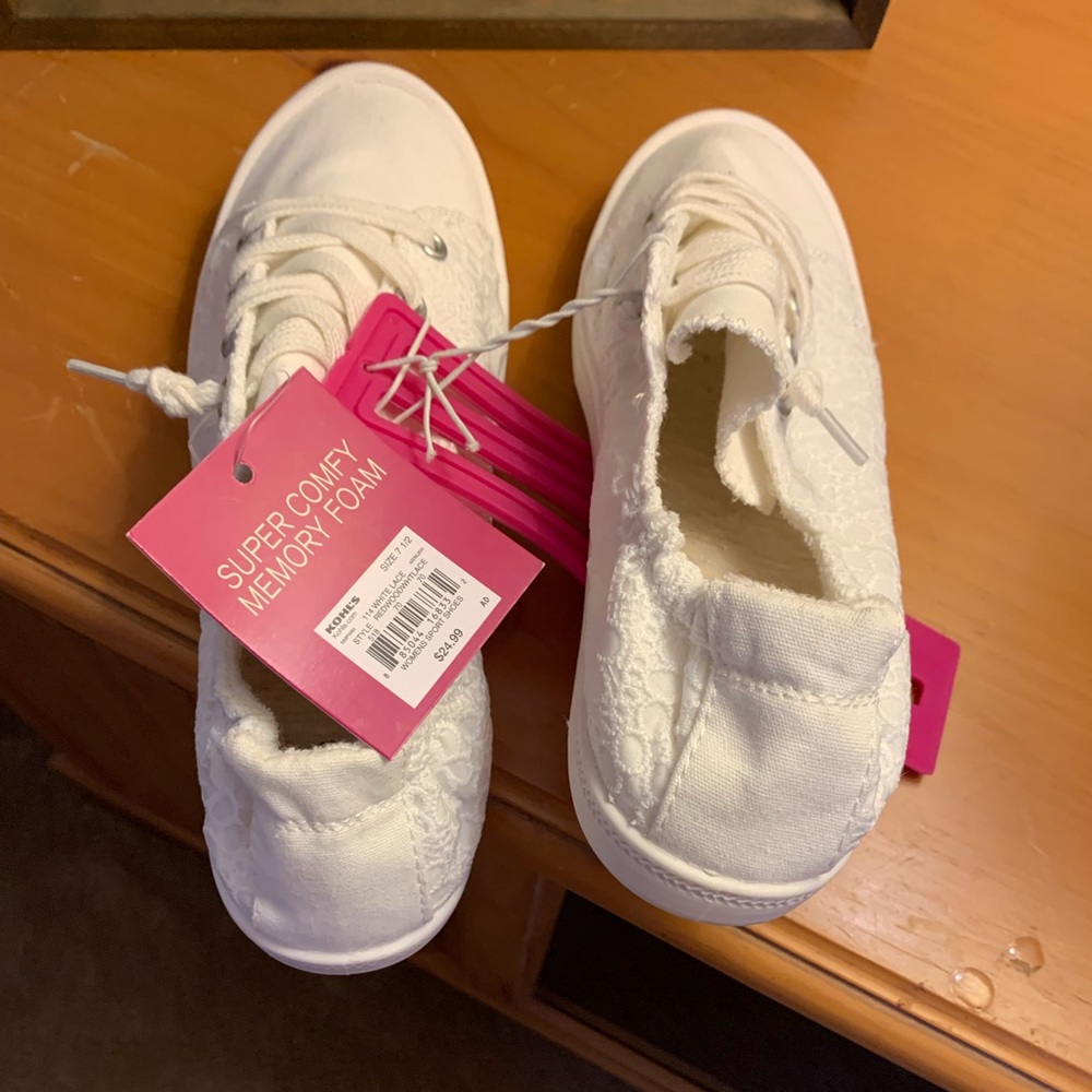 Brand new tennis shoes.